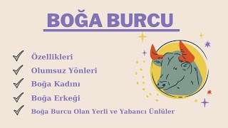 Boğa Burcu Özellikleri Olumsuz Yanları  Boğa Kadını ve Boğa Erkeğinin Tipik Özellikleri Ünlüleri [upl. by Oniuqa386]