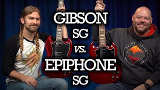 Gibson SG Standard vs Epiphone SG Standard  Is Epiphone Closing the Gap [upl. by Saloma944]