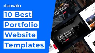 10 Best Portfolio Website Templates 2021 [upl. by Nwadal]