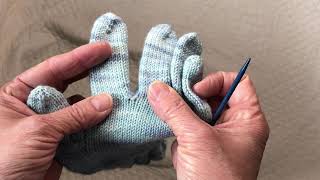 Creating Fourchettes in Gloves with 2 Provisional CastOn Demos [upl. by Cheyney]