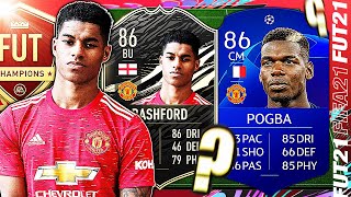 ON TEST 86 RASHFORD DANS LA NOUVELLE ÉQUIPE FUT CHAMPIONS FIFA 21 Ultimate Team avec 0€ 15 [upl. by Neersan714]