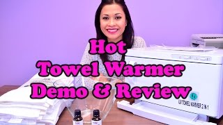 Amazing Facial Steam Towel Warmer Demo amp Review [upl. by Dollar]