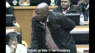 ‘This guy again is misleading Parliament’ – Shivambu [upl. by Misab]