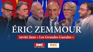 Eric Zemmour invité des Grandes Gueules sur RMC [upl. by Anertak]