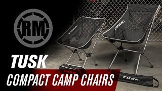 Tusk Compact Camping Chairs [upl. by Woodberry114]