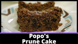 Prune Cake  Old Time Favorite  MOIST and DELICIOUS Recipe [upl. by Karisa]