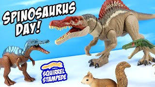 Jurassic World Camp Cretaceous Spinosaurus Extreme Chompin Review [upl. by Siraval259]