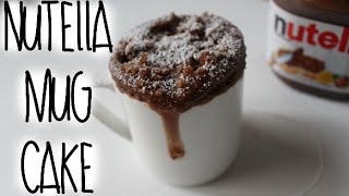 NUTELLA MUG CAKE RECIPE [upl. by Ormand]