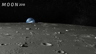 Moon  Close Up View  Real Sound HD [upl. by Aniluj]