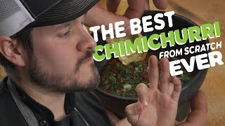 The BEST Chimichurri Recipe From Scratch  SWTY [upl. by Rexford]