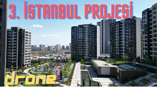 Başakşehir 3 İstanbul Projesi Drone Çekimi Kayabaşı Mahallesi Kayaşehir Emlak Dünyası [upl. by Paryavi]