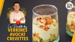 Verrines avocat crevettes  Lidl Cuisine [upl. by Ddej]