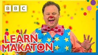 Learn Makaton with Mr Tumble and Justin from Something Special  Mr Tumble and Friends [upl. by Eliathas]