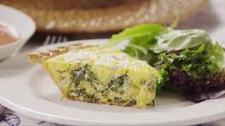 How to Make Spinach Quiche  Brunch Recipes  Allrecipescom [upl. by Gorton]