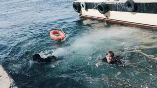 Jump to boat attempt DOUBLE FAIL 🇹🇷 ad [upl. by Erhart195]