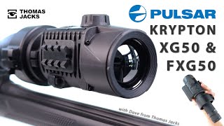 The Pulsar Krypton FXG50 and XG50 Thermal image rifle scope attachment [upl. by Gregoor]