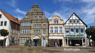 GERMANY historic center of Stadthagen Niedersachsen [upl. by Blount]