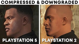 GTA V Expanded amp Enhanced vs Compressed amp Downgraded [upl. by Enavi176]