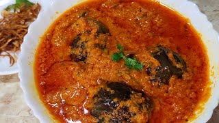 Bangalore Wedding Style Brinjal Curry Brinjal Curry for Biryani Side bangalorerecipe rehabkitchen [upl. by Eenitsed]