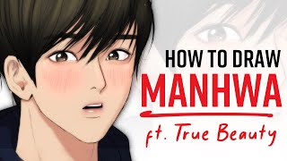 How to Draw TRUE BEAUTY  Webtoon Art Style [upl. by Inama]