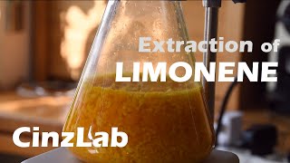 Extraction of LIMONENE Orange Essential Oil  CinzLab Chem PROJECT [upl. by Ilek]