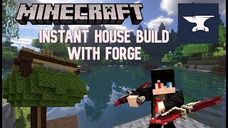 How To Download Instant House Build Mod In Minecraft Java  Tlauncher  Instant Autobuild mod [upl. by Lirbaj]