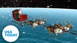 Follow Santas sleigh with NORADs Santa Tracker  USA TODAY [upl. by Lovmilla]