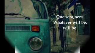 Doris Day Que Sera Sera whatever will be will be Lyrics [upl. by Neimad]