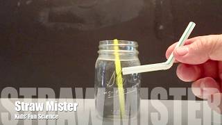 Straw mister Experiment Bernoulli’s principle [upl. by Lajib624]