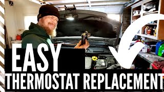 2014 Chrysler Town and Country Thermostat Replacement Made Easy [upl. by Sabir634]