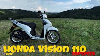 Honda Vision 110 2019 Top Speed [upl. by Rehteh]