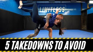 5 Takedowns BJJ Whitebelts amp Beginners Should Avoid [upl. by Adivad2]