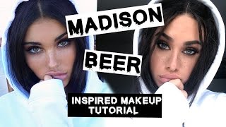 Madison Beer Inspired makeup tutorial with Faux Freckles [upl. by Publus]