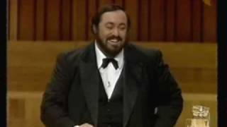 Luciano Pavarotti recounts some Embarassing Moments On Stage [upl. by Aneeuqahs]