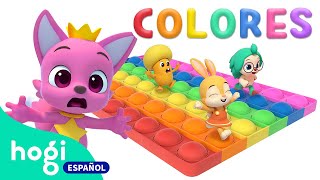 ¡Aprende Colores con el Colorido Pop It  Colores para niños de 2 a 3 años  Hogi en español [upl. by Ahusoj]