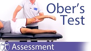 Obers Test  Iliotibial Band Tightness [upl. by Collbaith]