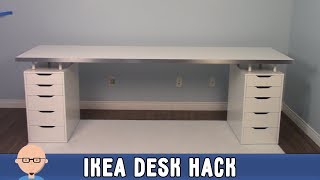 New Home Office Ikea Desk Hack [upl. by Aelsel]