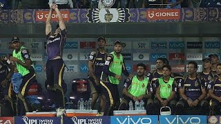 MI v KKR Chris Lynn On His Spectacular Catch [upl. by Urbannai773]