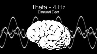 Supercharge Theta Binaural Beat  4Hz 1h Pure [upl. by Jadwiga]