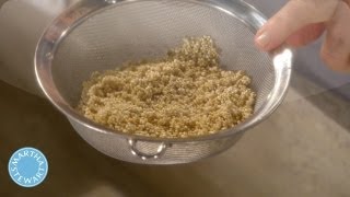 Washing Quinoa  Martha Stewarts Cooking School [upl. by Niwled]