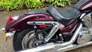 Honda VTX 1300 saddle bag install [upl. by Yecac]