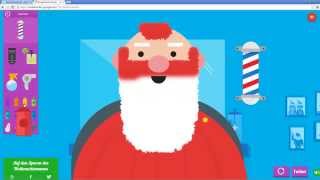 Google Santa Tracker Shave Santas Beard HD [upl. by Kahler]