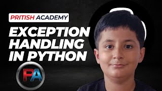 Exception Handling in Python [upl. by Ranita]