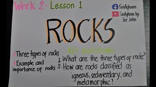 Lesson 4  Rocks [upl. by Boote]