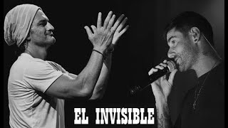 EL INVISIBLE  Ricardo Arjona ft Melendi LetraLyrics [upl. by Esidnac]