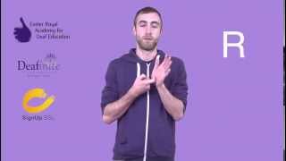 British Sign Language BSL Fingerspelling Alphabet [upl. by Buckley874]