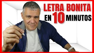 CÓMO MEJORAR TU LETRA Y TENER LETRA BONITA EN 10 MINUTOS [upl. by Finlay]