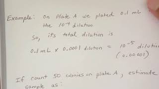 Lab 3 cfu calculations [upl. by Icaj18]