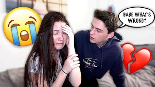 Randomly CRYING Prank On Boyfriend Cute Reaction [upl. by Jacobs]