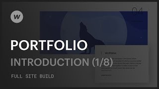 Creating a custom portfolio — Intro Part 1 of 8 [upl. by Malca]